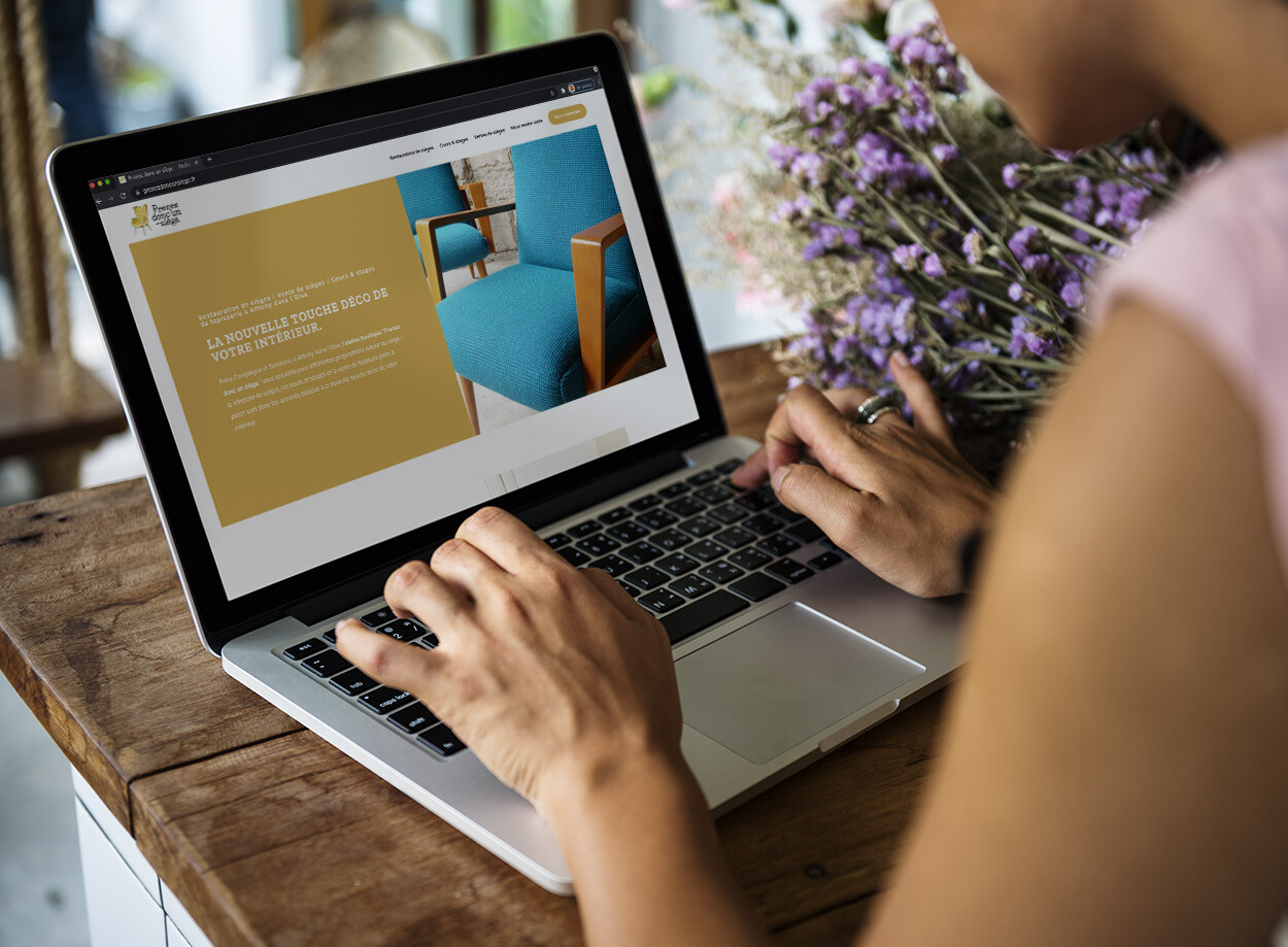 Réalisation du site internet pour un tapissier à Attichy dans l'Oise