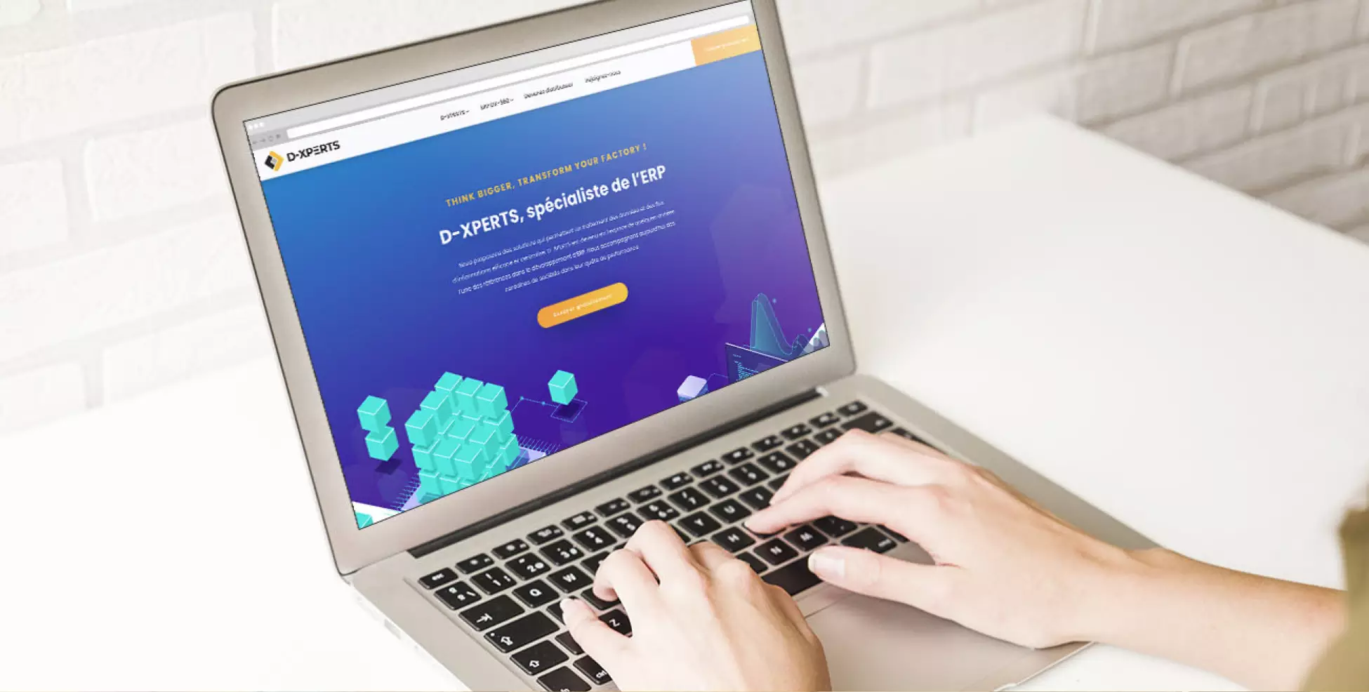 Création du site web D-XPERTS à Reims