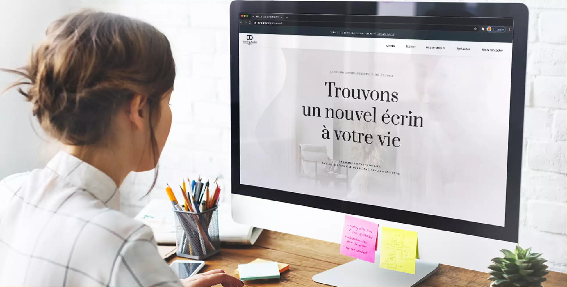 Création du site web Demeures & Dépendances à Soissons