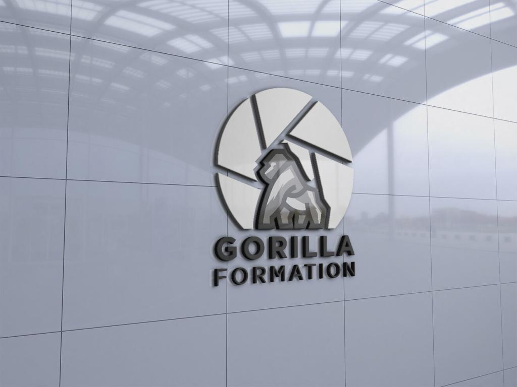 Mockup Logo gorilla formation à Compiègne dans l'oise