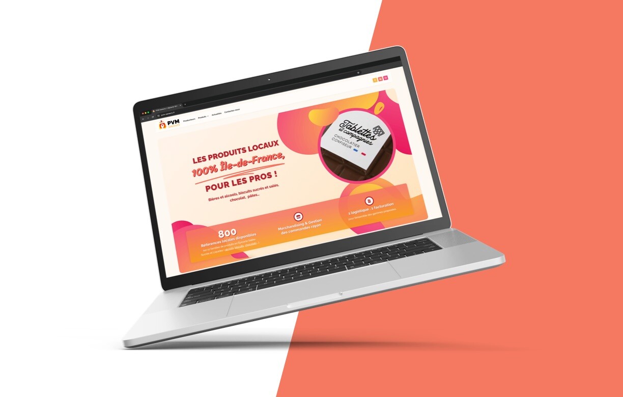 Site internet PVM-saveurs