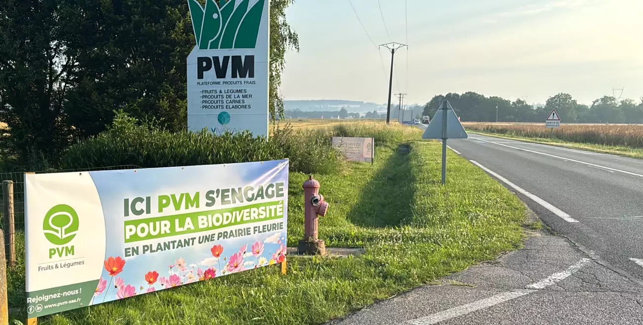 banderole PVM pour la biodiversité en situation