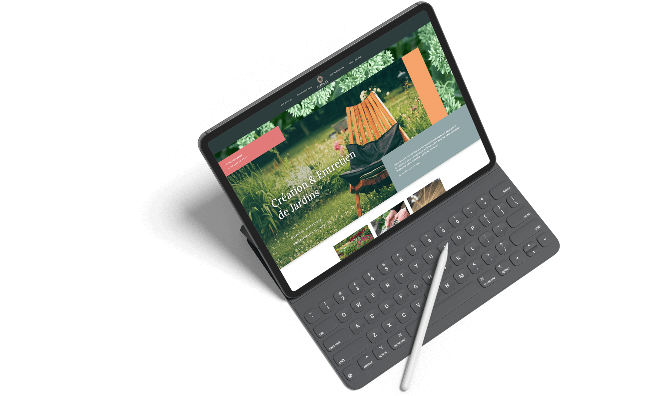 Création d'un site internet pour tablettes
