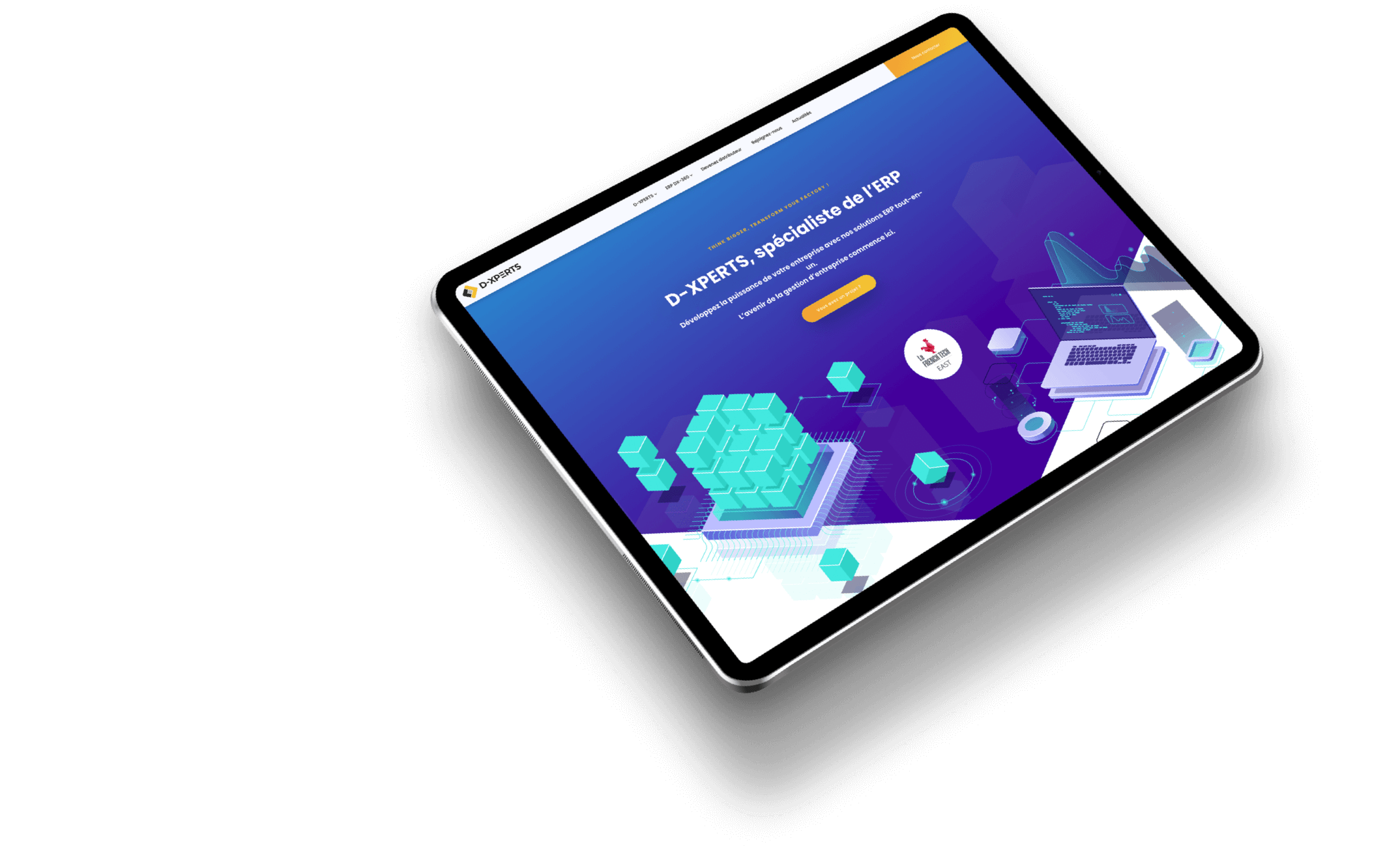 Création d'un site internet pour tablettes