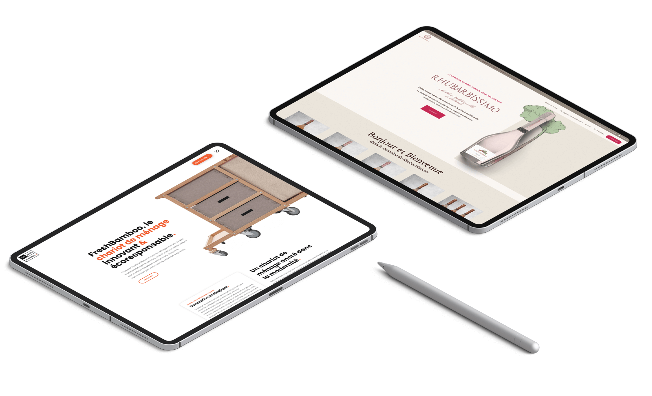 Création d'un site internet responsive sur tablette